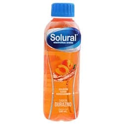 Solural Bebida con Electrolitos Sabor Durazno 500 ml
