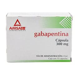 Amsa Gabapentina 300 mg Caja con 15 Cápsulas 1 pza