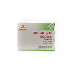 Antibioticos de México Metamizol 1grs Amp3x2ml Gi