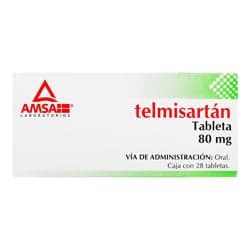 Antibioticos de México Telmisartan 80 mg Gi 28 Tabletas