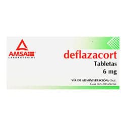 Antibióticos de México Deflazacort 6 mg Gi 20 Piezas