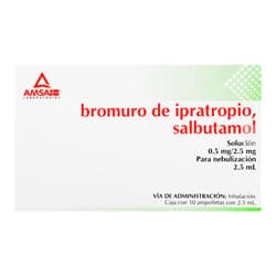 Ipratropio/salbuta 0.5/2.5mgamp c10 gi