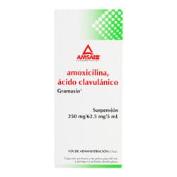 Antibióticos de México Amoxicilina 250/62.5 mg Suspensión 60 ml
