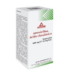 Amoxicilina/a. clavul 400/28.57mg gi 50 ML.