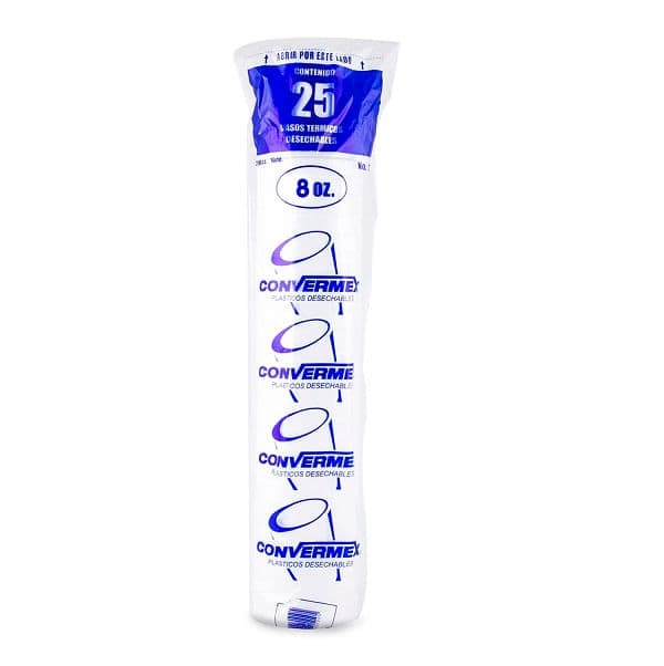Vaso Convermex term #108 25 pz