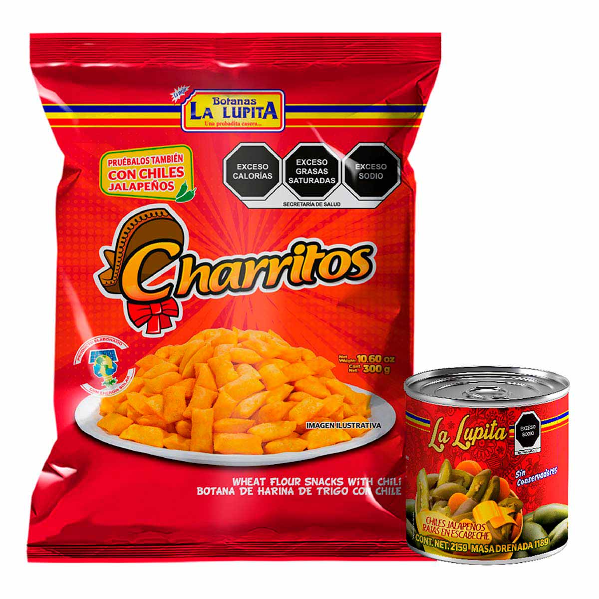 CHARRITO C/CHILE LUPITA 300GR