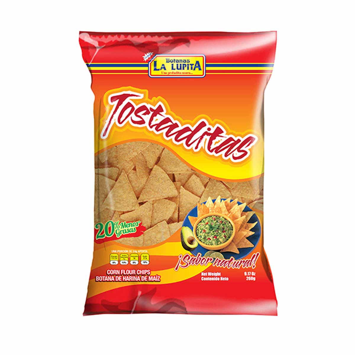 TOSTADITAS LUPITA 260 GR
