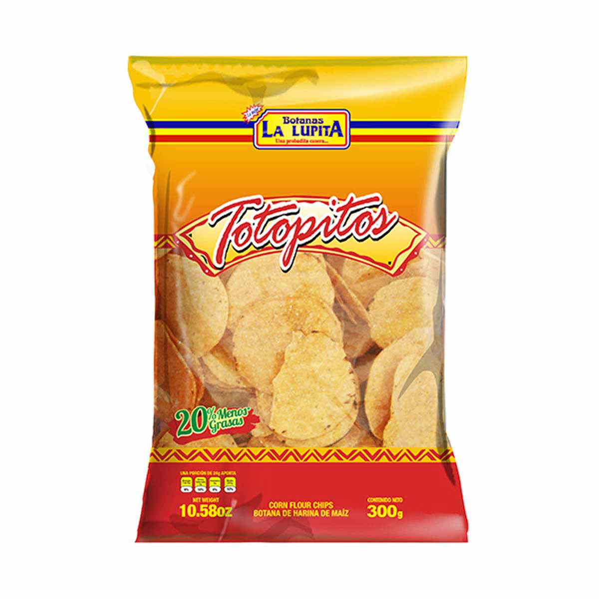 TOTOPITOS LA LUPITA 300 GR