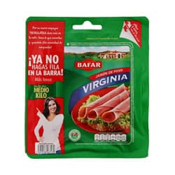 Bafar Jamón Virginia de Pavo 450 grs