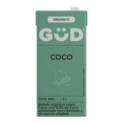 Güd Alimento Liquido UHT Coco 0 Azúcar Orgánico 1 L