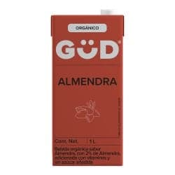 Güd Orgánico Alimento Líquido UHT Almendra 0 Azúcar 1 L