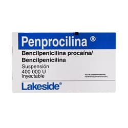 Penprocilina 400 000 U Ampolleta Solución Inyectable