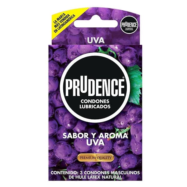 Condon Prudence Uva con 3 piezas