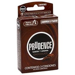 Condones Prudence Chocolate 3 Piezas