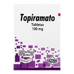 Ultra Topiramato 100 mg 20 Tabletas