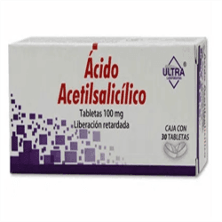 Acido acetilsalicil gi 100 mg c/30 tabs 1 PZA
