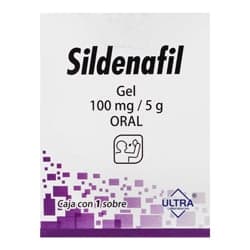 Sildenafil Gi 100 mg C 1 Sobre Gel Oral Ultra 1 pza