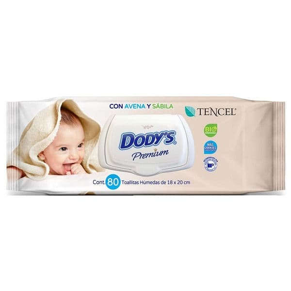 Toalla humeda Dodys premium 80 pieza