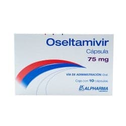 Alpharma Oseltamivir 75 mg Caja con 10 Cápsulas 1 pza
