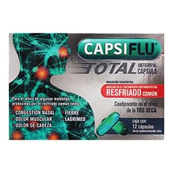 Capsiflu Total Resfriado y Tos 12 Cápsul
