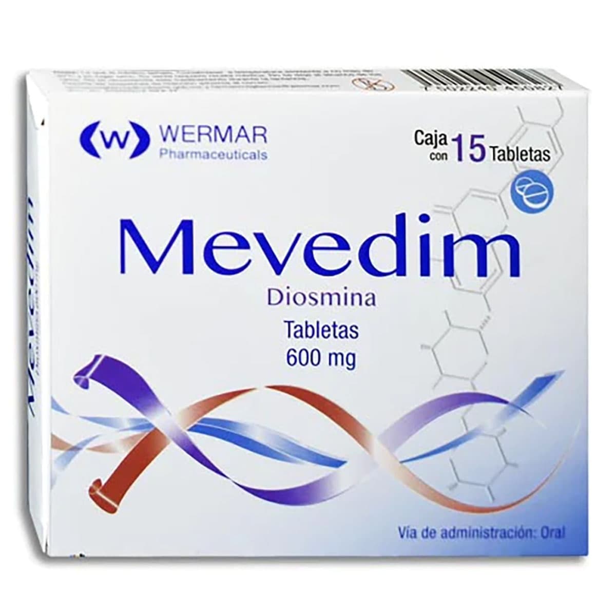 Diosmina 15 Tab 600 Mg