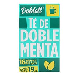 TÉ DE DOBLE MENTA - DOBLETT 16 SOBRES