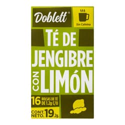 TÉ DOBLETT JENGIBRE CON LIMÓN          .