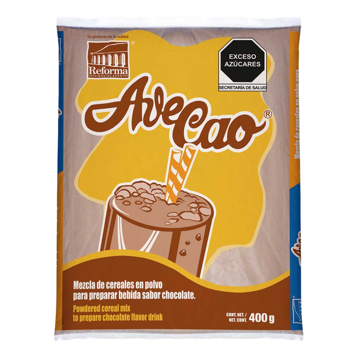 AVECAO® AVENA CON CHOCOLATE 400g       .