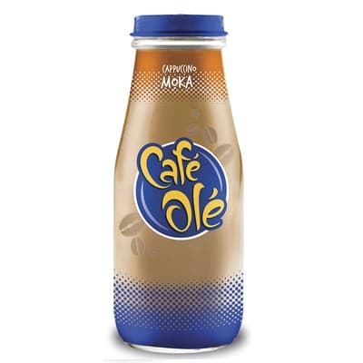CAFÉ OLE CLASICO CAPPUCCINO BAJO EN GRASA BOTELLA VIDRIO 281