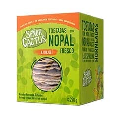 Sr. Cactus Tostadas de npal con Ajonjoli 220 g