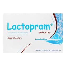 Progela Lactopram Lactobacilos Infantil 150 mg 20 Cápsulas
