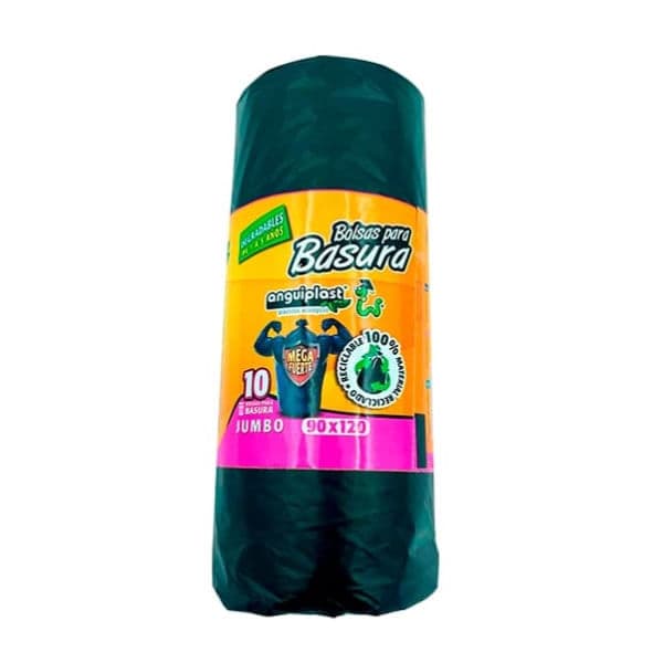 BOLSA ECOLOGICA PARA BASURA JUMBO 90X120 10 pza