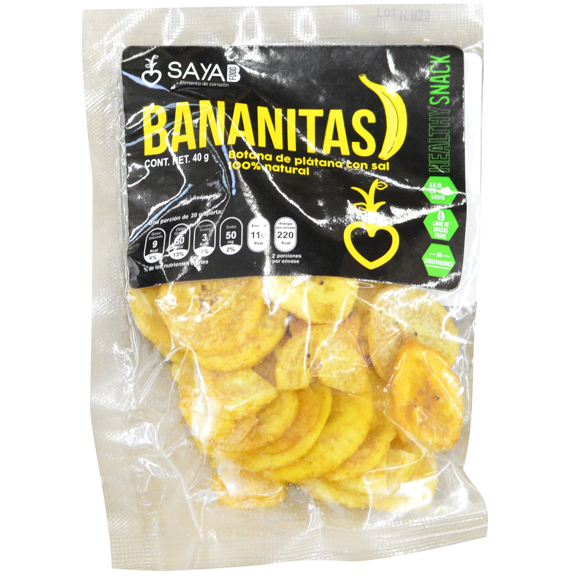 Bananitas Con Sal Sayab 40.0 - Gr