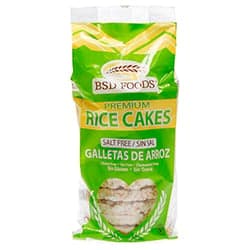 Bsd Foods Galletas de Arroz sin Sal sin Gluten 72 g