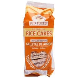 Bsd Foods Galletas de Arroz con Ajonjili sin Gluten 72