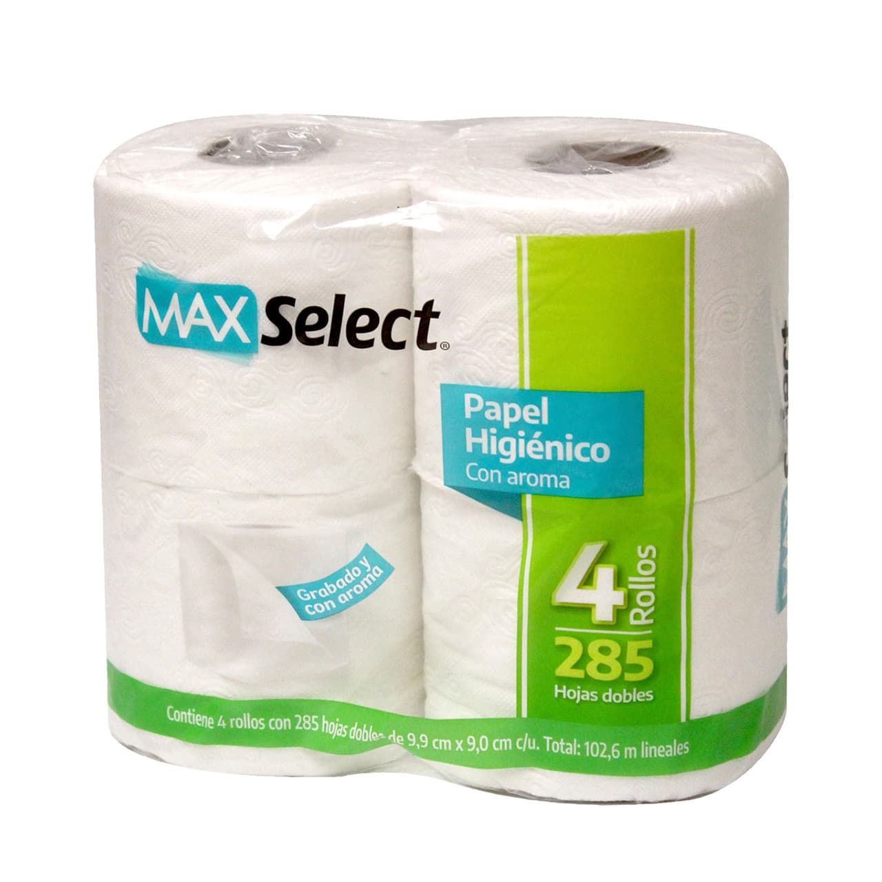 Papel Higienico  285 Hd  Max Select  4.0 - Pza
