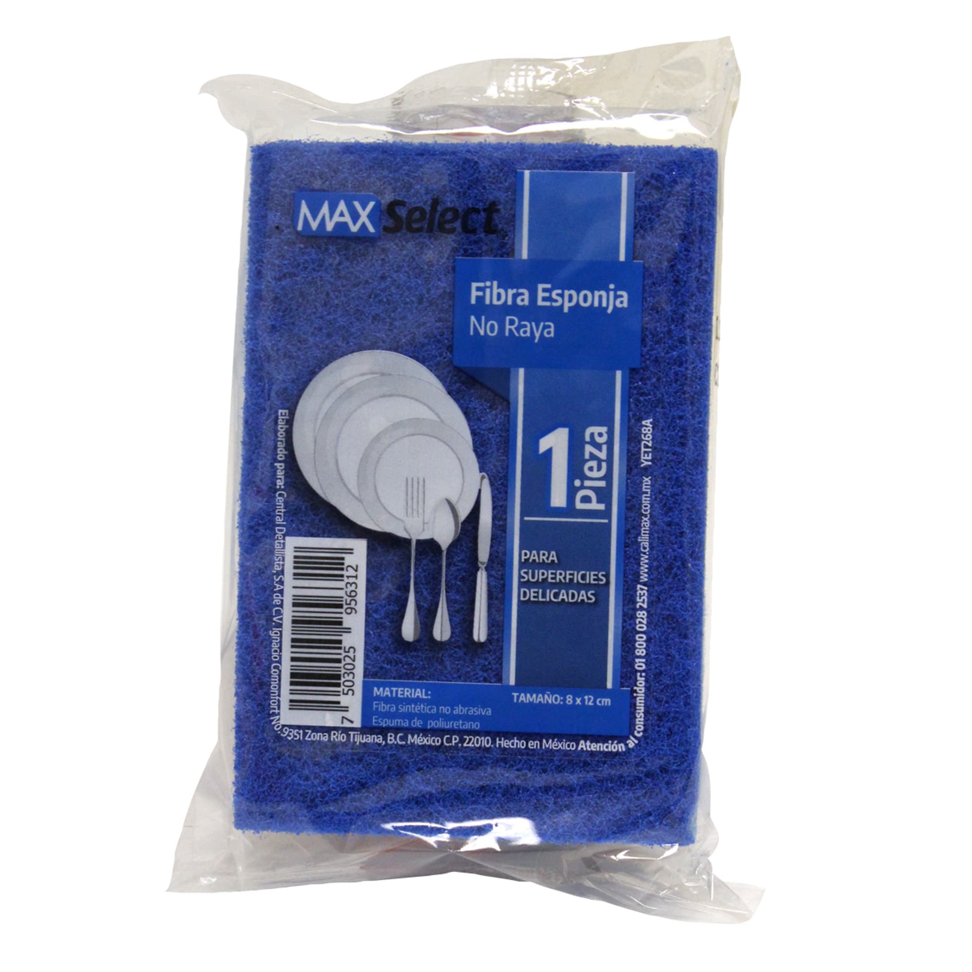 Fibra  Esponja No Raya  Max Select  1.0 - Pza