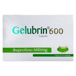 Gelubrin 600mg 10 cap ibuprofeno