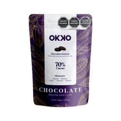 Okko Lunetas De Chocolate Amargo 70 % Cacao 200 g