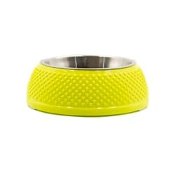 New Pet Comedero Mascotas Antiderrapante Verde 1 Pieza