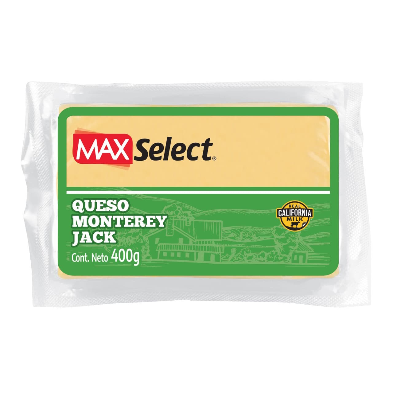 Queso  Monterrey Jack  Max Select  400.0 - Gr