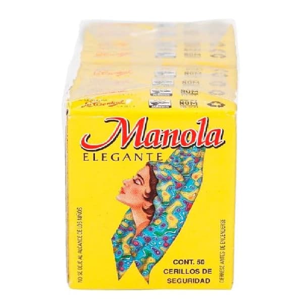 CERILLOS ELEGANTE MANOLA 50 pza