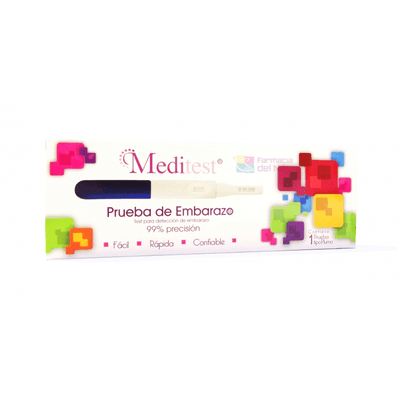 Prueba  De Embarazo  Meditest  1.0 - Pza