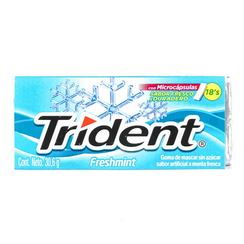 TRIDENT GOMA DE MASCAR FRESH UD 30.6 G