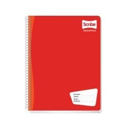 Scribe Cuaderno Profesional Espiral Raya 100 Hojas 1 Pieza