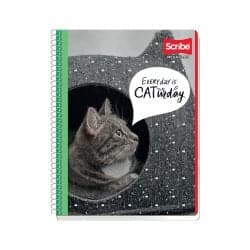 Scribe Cuaderno Espiral Profesional Raya 100 Hojas 1 Pieza