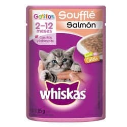 Whiskas Alimento Húmedo para Gatito Salmón 85 grs