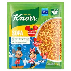 Knorr Sopa de Mickey Mouse Pasta Instantánea 95 gr