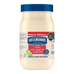 Hellmann'S Mayonesa Ligera con Jugo de Limón 360 g