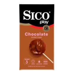 Sico Condon Latex Texturizado Chocolate 3p